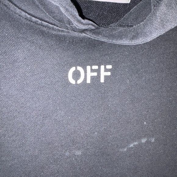 Off-White Black and White Hoodie - Picture 3 of 11